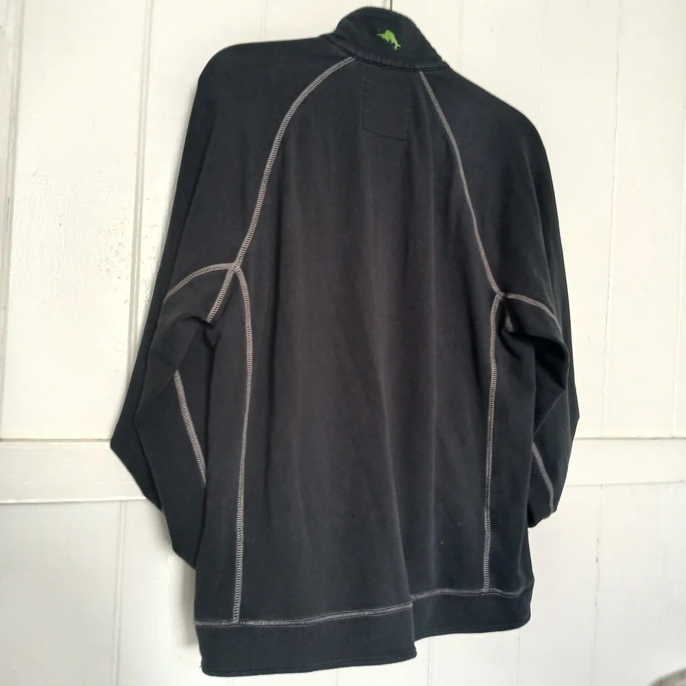 Tommy Bahama Seattle Seahawks Pullover Football NFL Mens Small Gray 1/4 Zip Mock